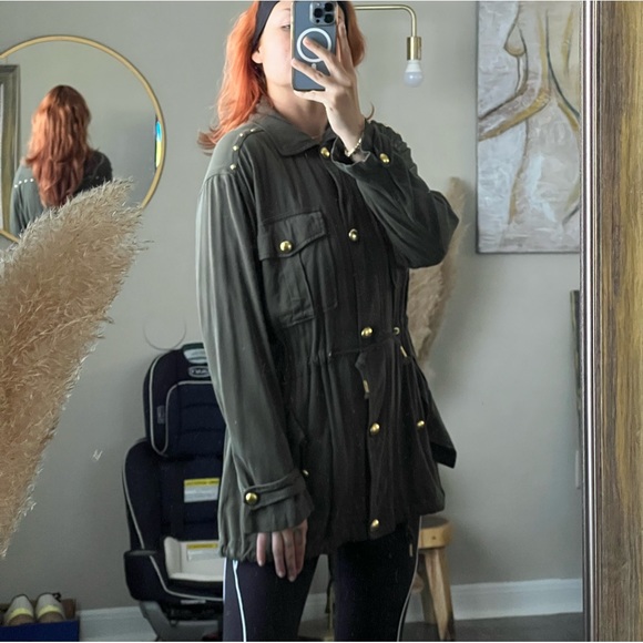 Michael Kors Utility Jacket / Drawstring Jacket - Picture 3 of 8